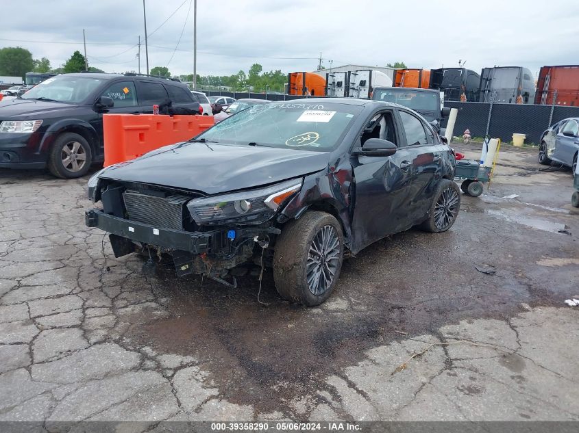 2022 Kia Forte Gt-Line VIN: 3KPF54AD9NE439815 Lot: 39358290