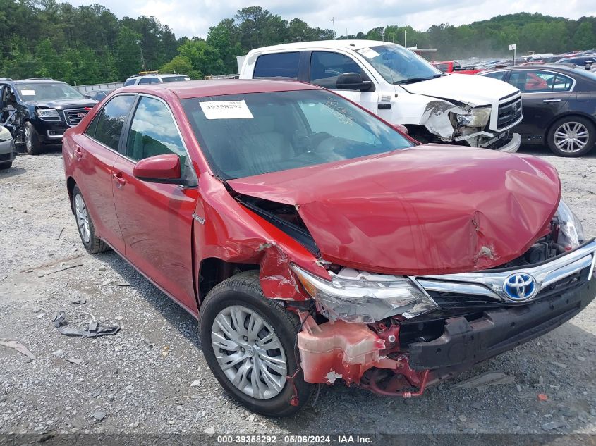 4T1BD1FK8CU008562 2012 Toyota Camry Hybrid Le