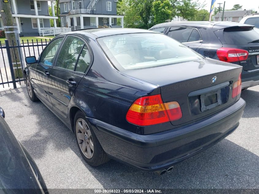 2003 BMW 325Xi VIN: WBAEU33483PH87754 Lot: 39358323