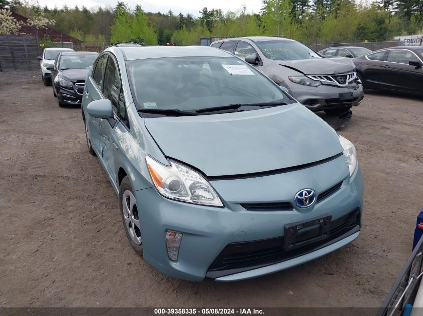 2014 Toyota Prius Five/Four/Three/Two VIN: JTDKN3DU7E1792741 Lot: 39358335