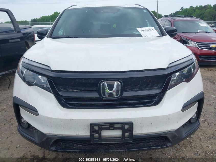 2022 Honda Pilot Awd Trailsport VIN: 5FNYF6H86NB041403 Lot: 39358361