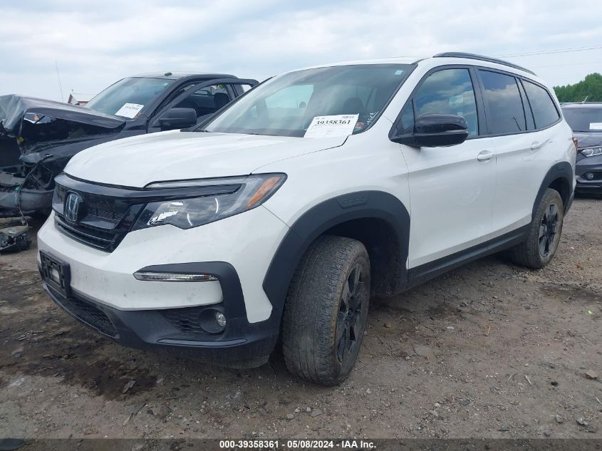 2022 Honda Pilot Awd Trailsport VIN: 5FNYF6H86NB041403 Lot: 39358361