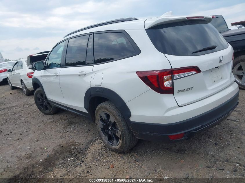 2022 Honda Pilot Awd Trailsport VIN: 5FNYF6H86NB041403 Lot: 39358361