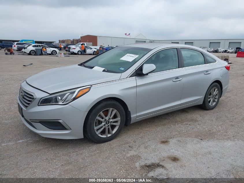 2017 Hyundai Sonata Se VIN: 5NPE24AF1HH458249 Lot: 39358363