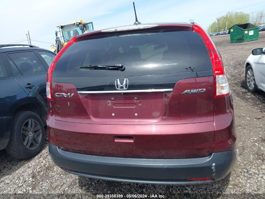 2013 Honda Cr-V Ex-L VIN: 5J6RM4H77DL057010 Lot: 39358389