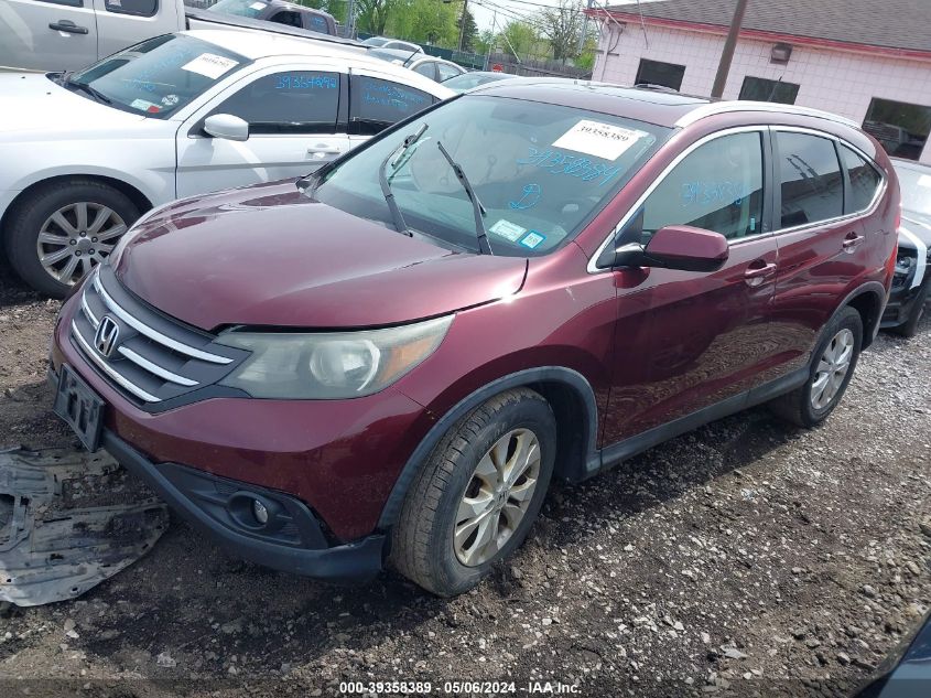 2013 Honda Cr-V Ex-L VIN: 5J6RM4H77DL057010 Lot: 39358389