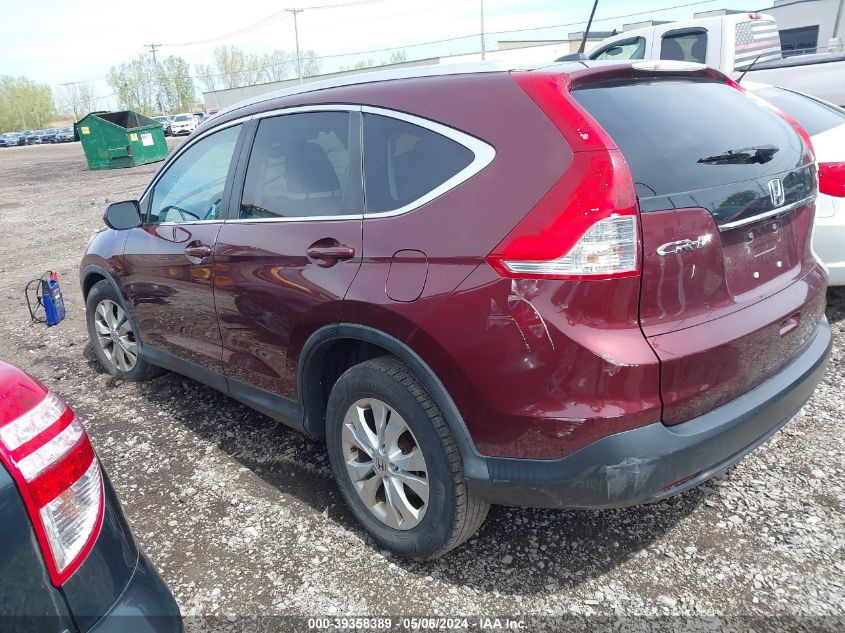 2013 Honda Cr-V Ex-L VIN: 5J6RM4H77DL057010 Lot: 39358389