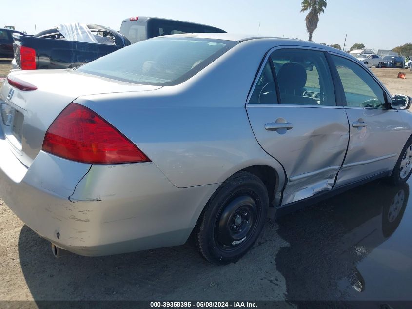 2006 Honda Accord 2.4 Lx VIN: 1HGCM564X6A179175 Lot: 39358395