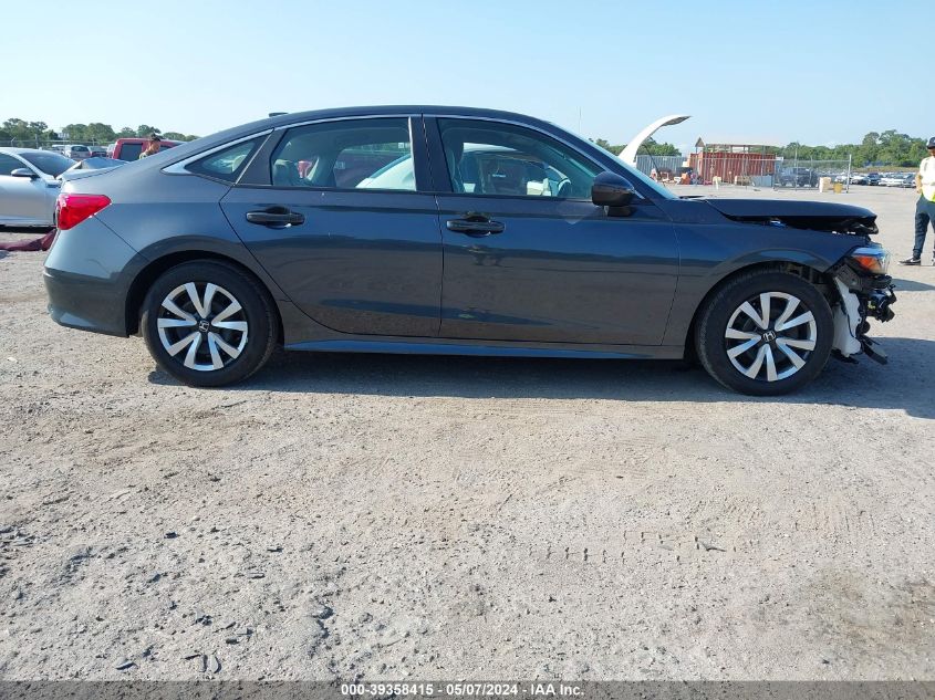 VIN 2HGFE2F24PH560742 2023 HONDA CIVIC LX