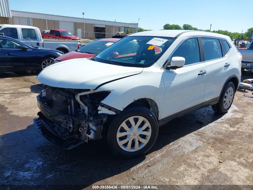 2016 Nissan Rogue S/Sl/Sv VIN: KNMAT2MV2GP691501 Lot: 39358436