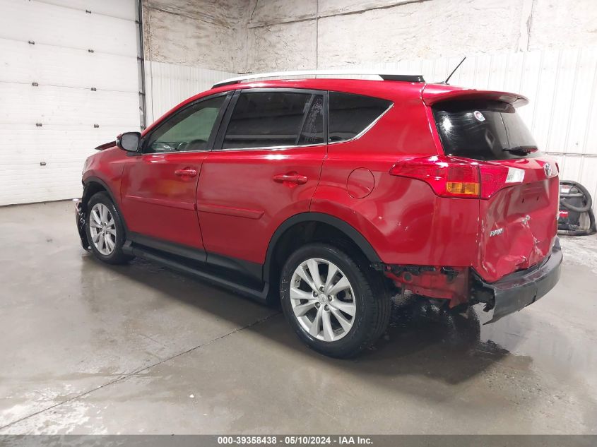 2014 Toyota Rav4 Limited VIN: 2T3DFREV4EW216493 Lot: 39358438