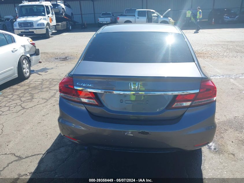 2015 Honda Civic Lx VIN: 2HGFB2F58FH563189 Lot: 39358449