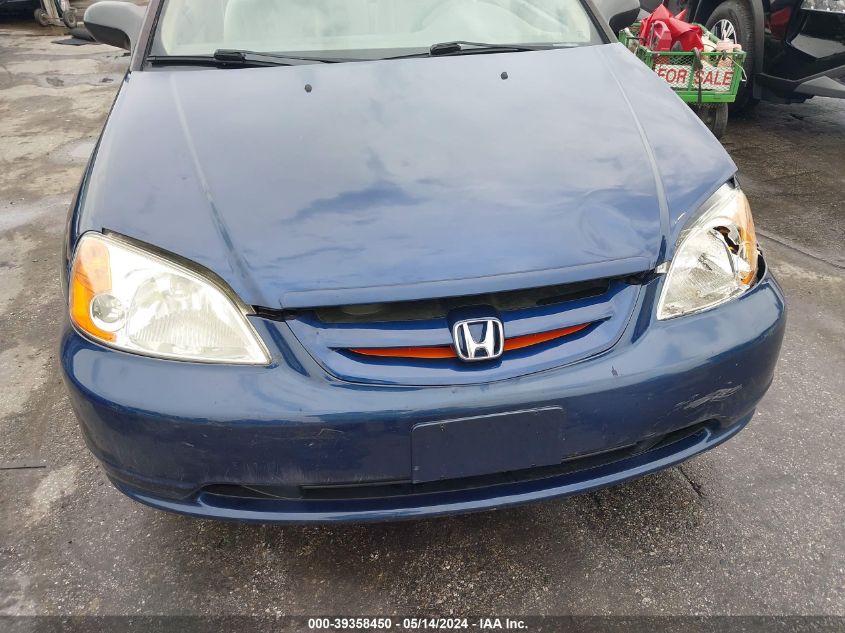 2003 Honda Civic Lx VIN: 1HGEM22563L016402 Lot: 39358450