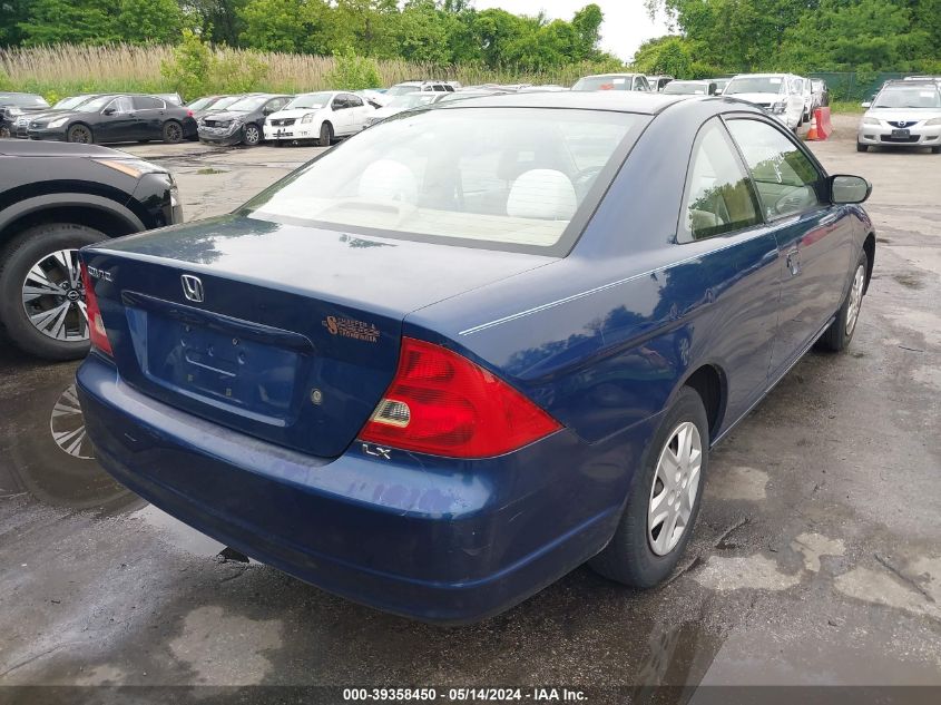 2003 Honda Civic Lx VIN: 1HGEM22563L016402 Lot: 39358450