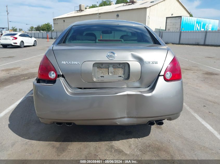 2006 Nissan Maxima 3.5 Se VIN: 1N4BA41E56C863848 Lot: 39358461