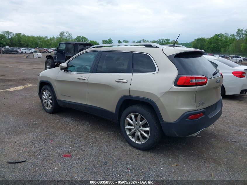 2015 Jeep Cherokee Limited VIN: 1C4PJMDSXFW740689 Lot: 39358560