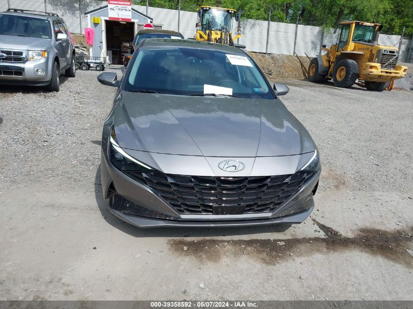 2021 Hyundai Elantra Limited VIN: KMHLP4AG7MU171740 Lot: 39358592