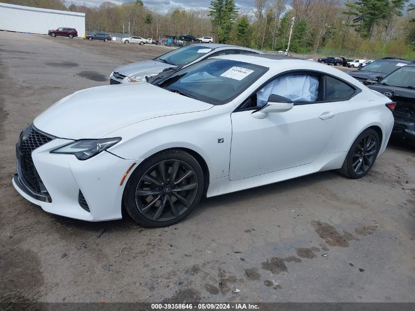 2019 Lexus Rc 300 F Sport VIN: JTHHA5BC5K5009849 Lot: 39358646