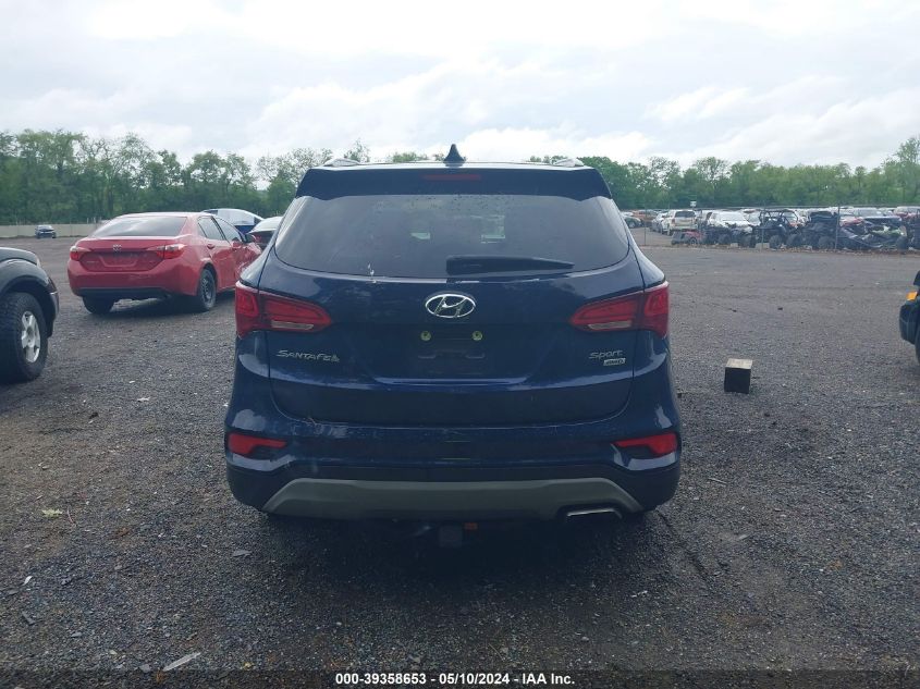 2018 Hyundai Santa Fe Sport 2.4L VIN: 5XYZUDLB2JG565670 Lot: 39358653