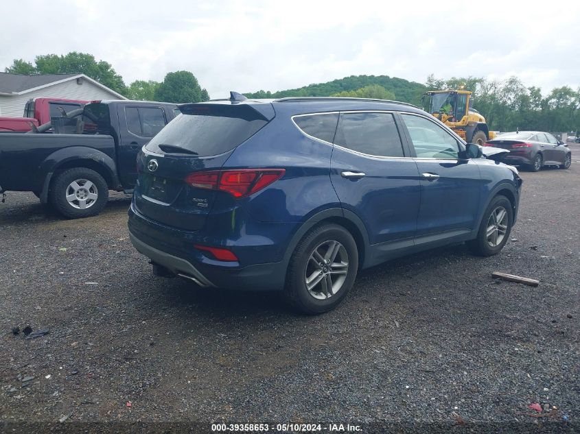 2018 Hyundai Santa Fe Sport 2.4L VIN: 5XYZUDLB2JG565670 Lot: 39358653