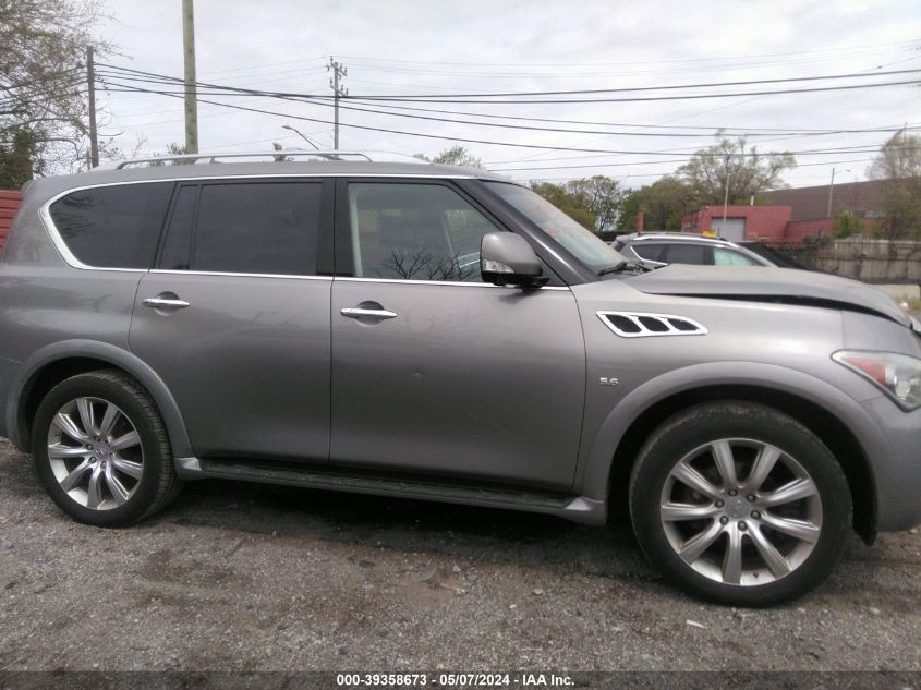 2014 Infiniti Qx80 VIN: JN8AZ2NE6E9068708 Lot: 39358673