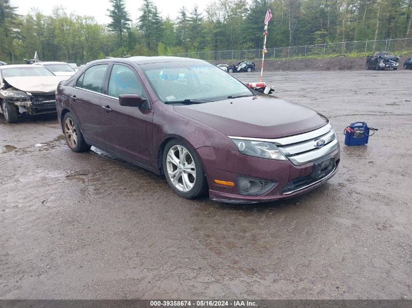 2012 Ford Fusion Se VIN: 3FAHP0HA1CR273714 Lot: 39358674