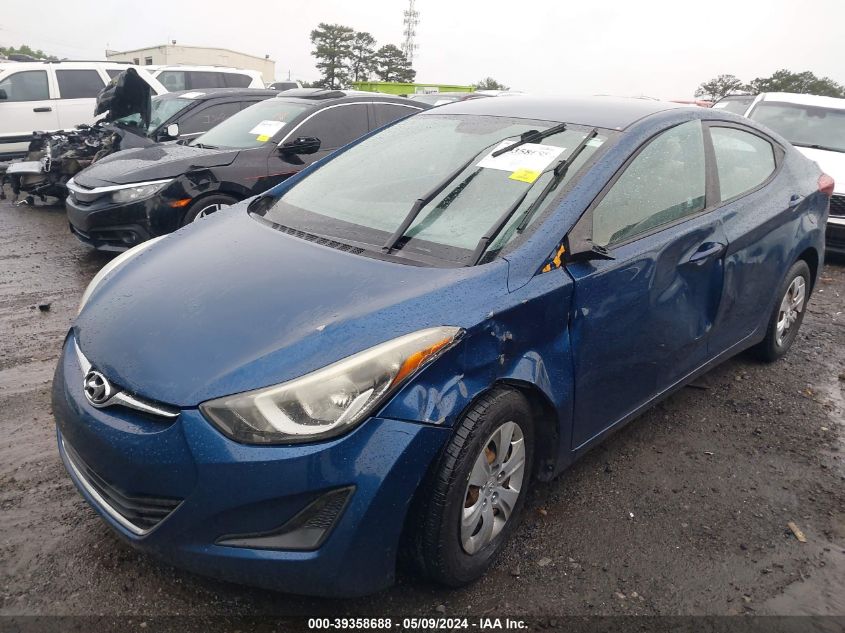 2016 Hyundai Elantra Se VIN: KMHDH4AEXGU545875 Lot: 39358688