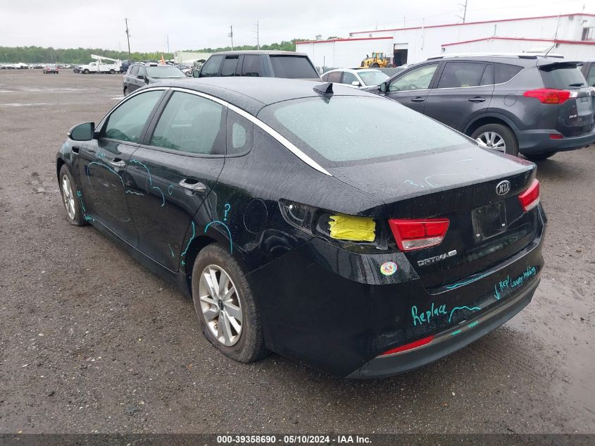 2018 Kia Optima Lx VIN: 5XXGT4L3XJG207854 Lot: 39358690