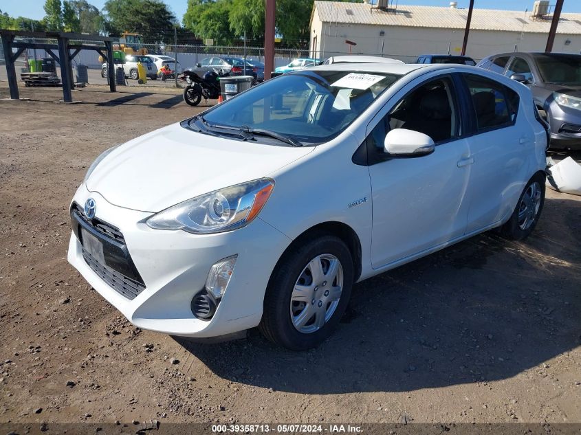 2015 Toyota Prius C Two VIN: JTDKDTB37F1582199 Lot: 39358713