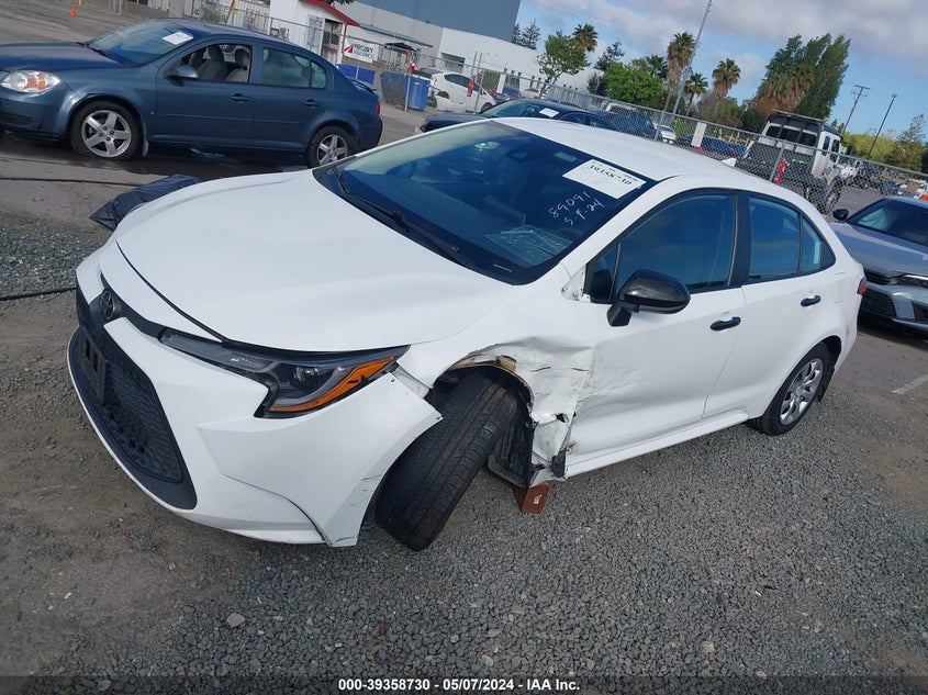 VIN 5YFEPRAE0LP117703 2020 TOYOTA COROLLA LE