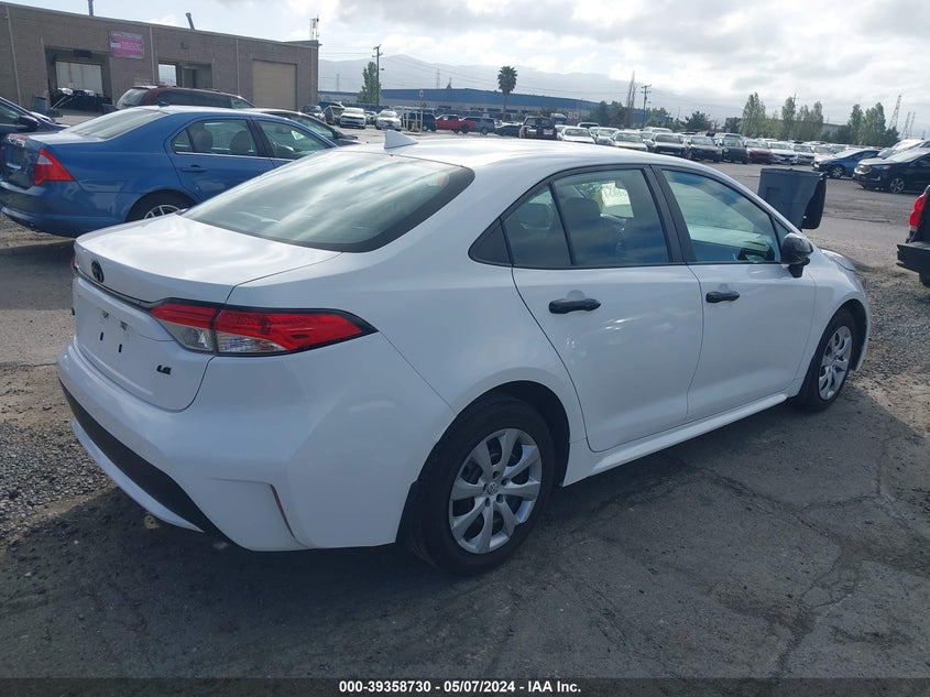 VIN 5YFEPRAE0LP117703 2020 TOYOTA COROLLA LE