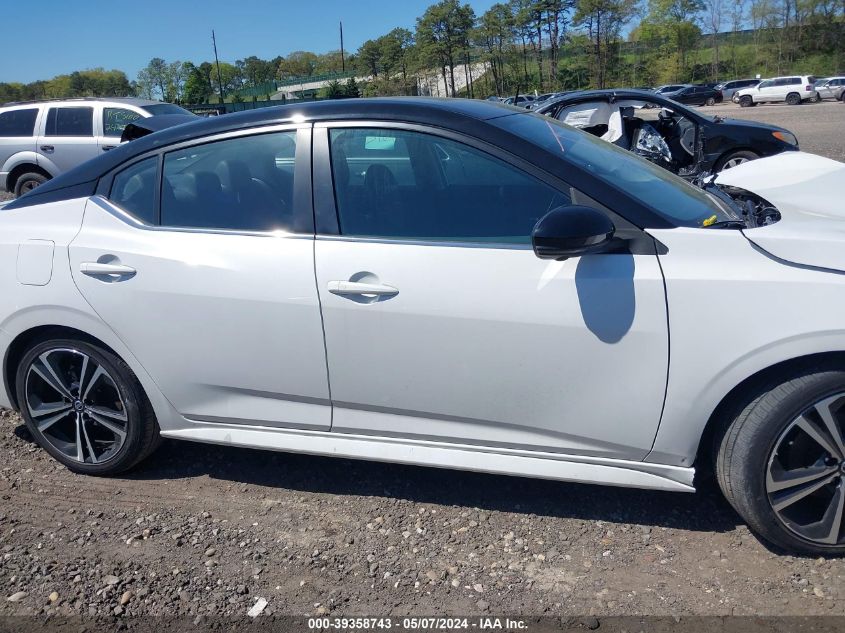 2022 Nissan Sentra Sr Xtronic Cvt VIN: 3N1AB8DV5NY278525 Lot: 39358743