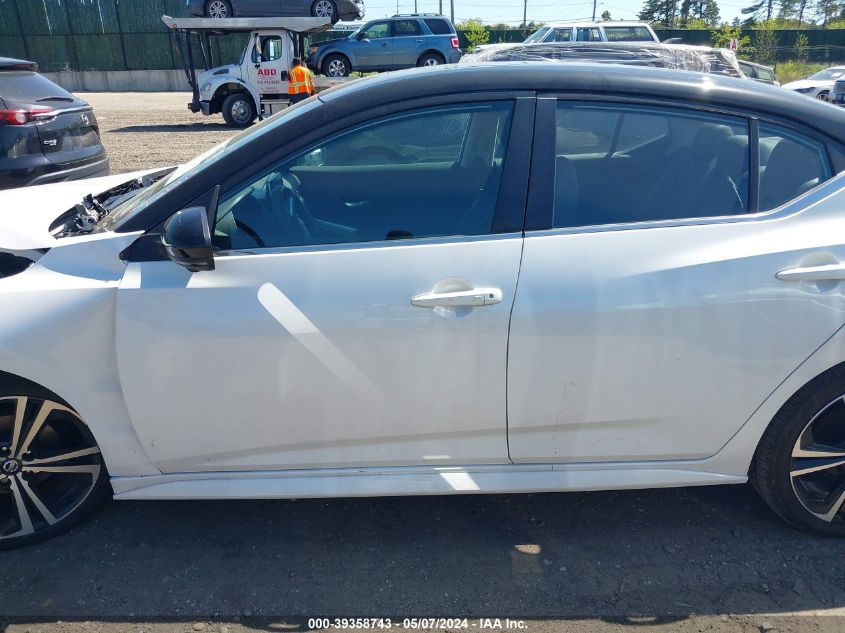 2022 Nissan Sentra Sr Xtronic Cvt VIN: 3N1AB8DV5NY278525 Lot: 39358743