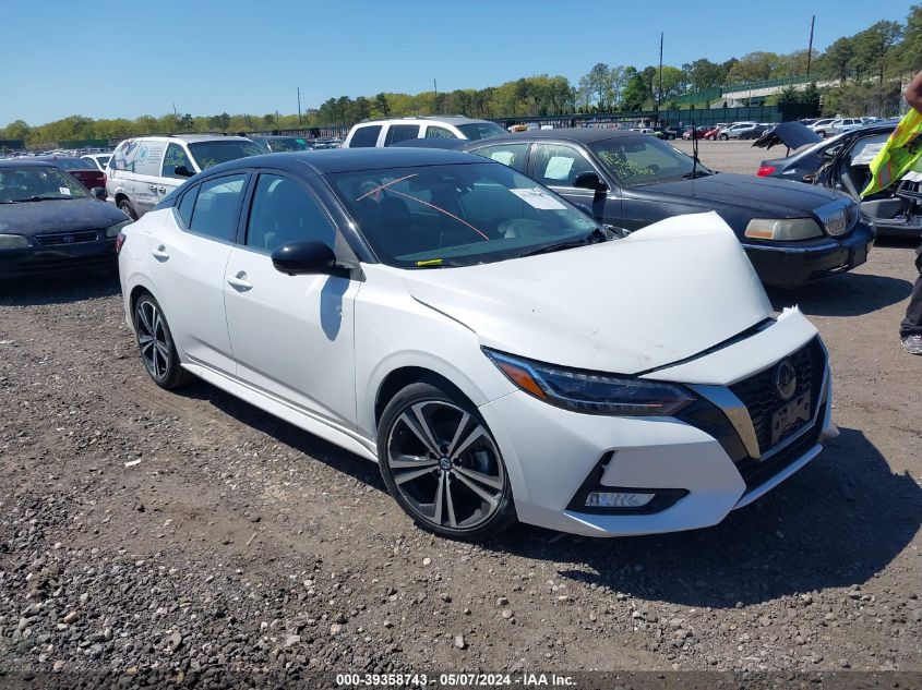 2022 Nissan Sentra Sr Xtronic Cvt VIN: 3N1AB8DV5NY278525 Lot: 39358743