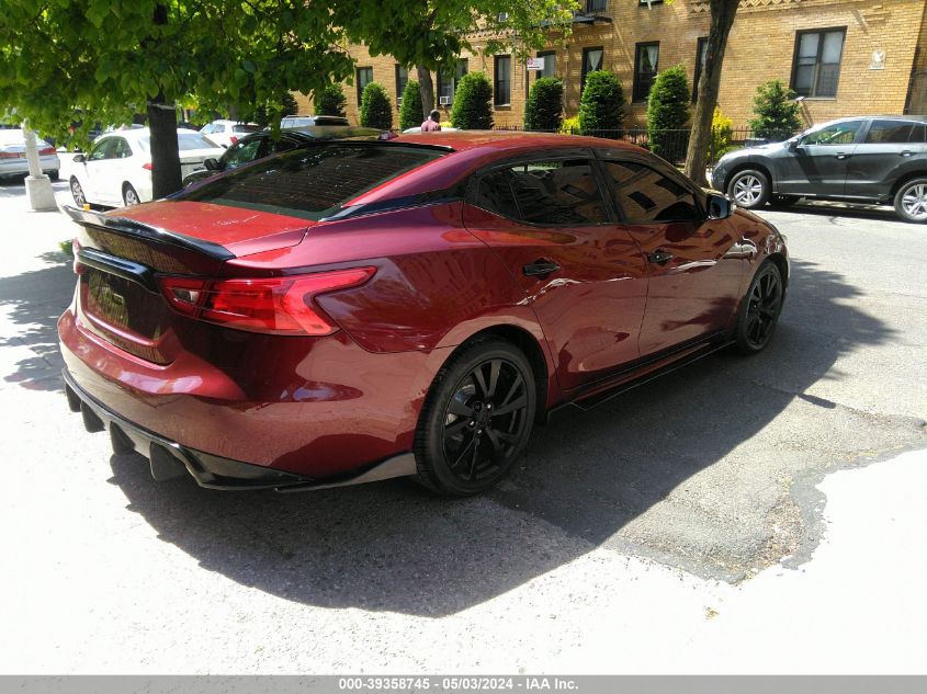 2017 Nissan Maxima 3.5 Sv VIN: 1N4AA6AP9HC440931 Lot: 39358745