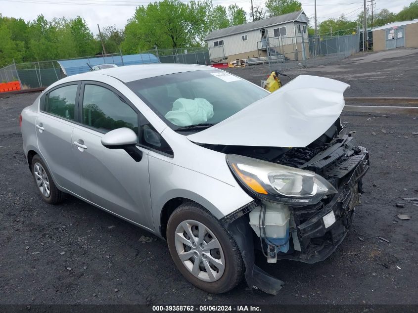 2016 Kia Rio Lx VIN: KNADM4A33G6555504 Lot: 39358762