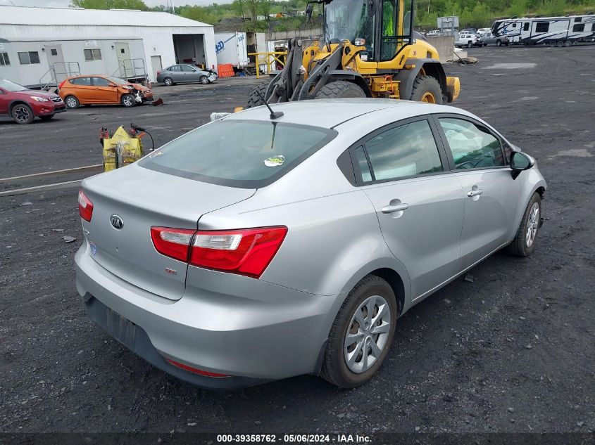 2016 Kia Rio Lx VIN: KNADM4A33G6555504 Lot: 39358762