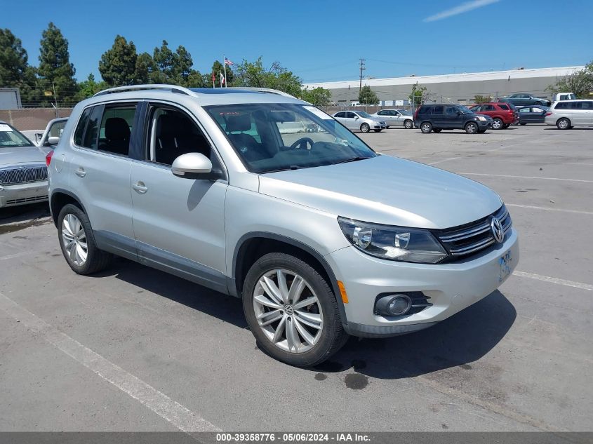 2012 Volkswagen Tiguan Se VIN: WVGAV7AX9CW533150 Lot: 39358776