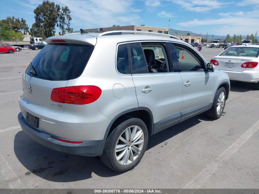 2012 Volkswagen Tiguan Se VIN: WVGAV7AX9CW533150 Lot: 39358776