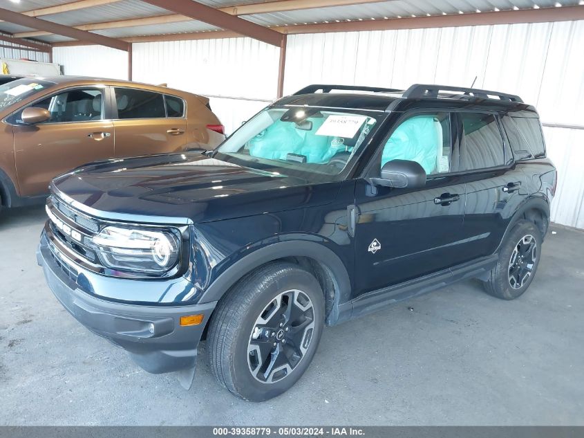 2023 Ford Bronco Sport Outer Banks VIN: 3FMCR9C67PRD11082 Lot: 39358779