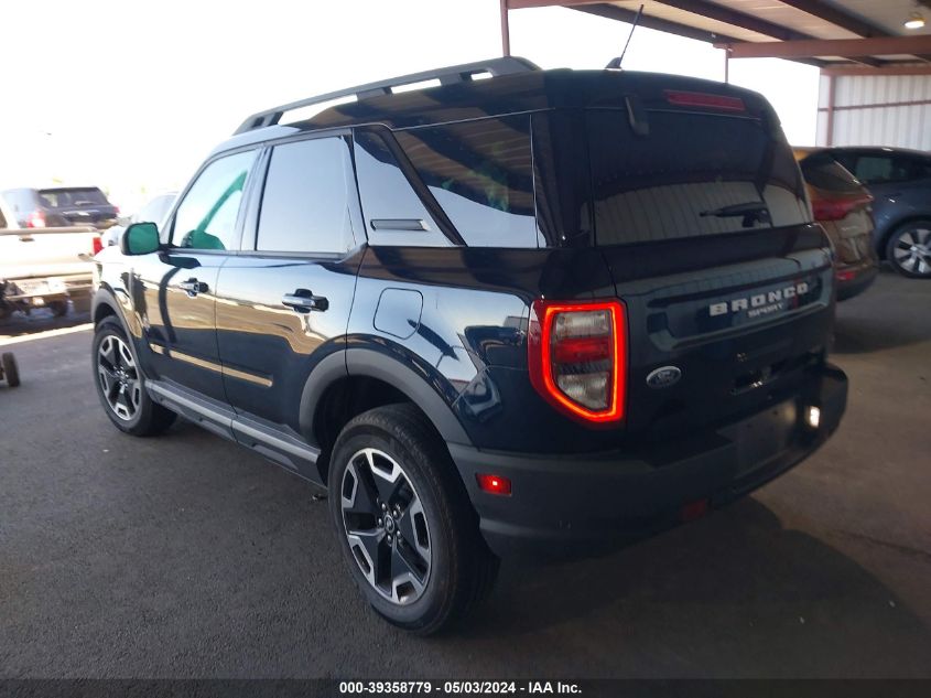 2023 Ford Bronco Sport Outer Banks VIN: 3FMCR9C67PRD11082 Lot: 39358779