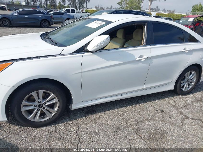 2014 Hyundai Sonata Gls VIN: 5NPEB4AC1EH914896 Lot: 39358791