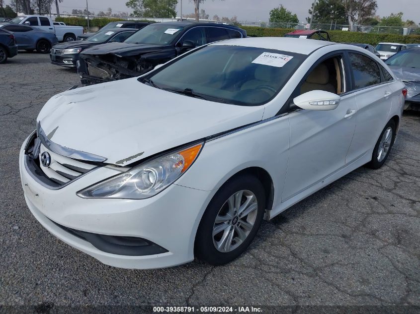 2014 Hyundai Sonata Gls VIN: 5NPEB4AC1EH914896 Lot: 39358791