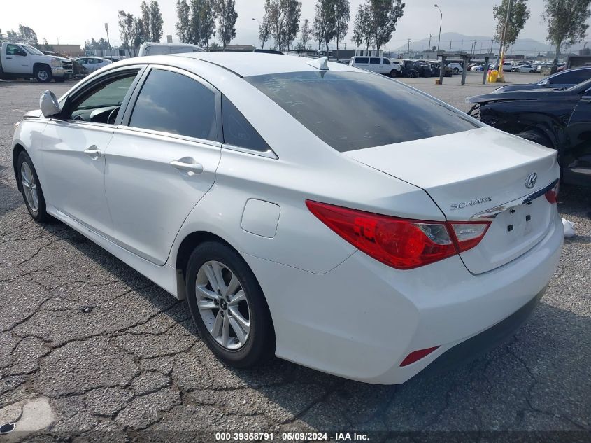 2014 Hyundai Sonata Gls VIN: 5NPEB4AC1EH914896 Lot: 39358791