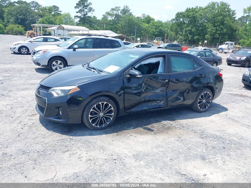 2015 Toyota Corolla S Plus VIN: 2T1BURHE3FC366406 Lot: 39358792