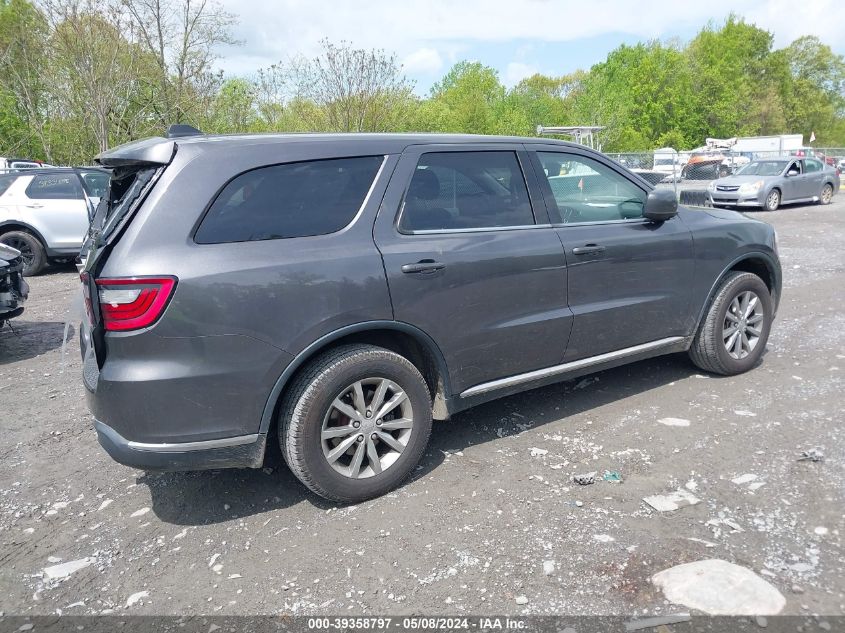 2018 Dodge Durango Sxt Awd VIN: 1C4RDJAG7JC385733 Lot: 39358797