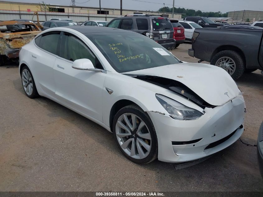 2019 Tesla Model 3 Long Range/Performance VIN: 5YJ3E1EB1KF365130 Lot: 39358811