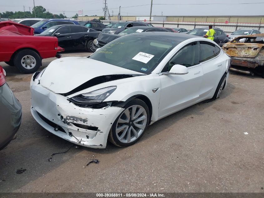 2019 Tesla Model 3 Long Range/Performance VIN: 5YJ3E1EB1KF365130 Lot: 39358811