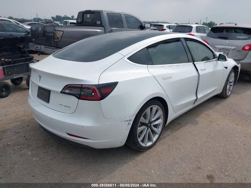 2019 Tesla Model 3 Long Range/Performance VIN: 5YJ3E1EB1KF365130 Lot: 39358811