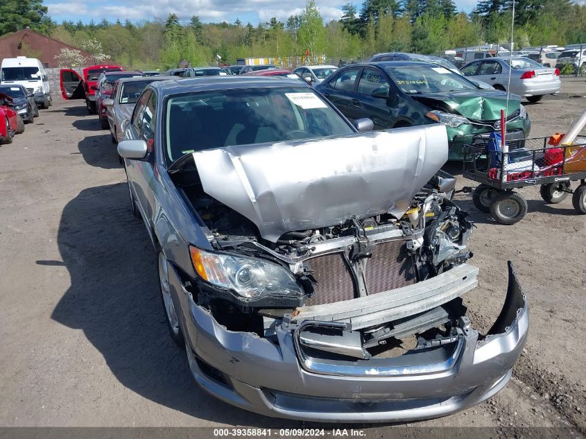 2009 Subaru Legacy 2.5I VIN: 4S3BL616197235131 Lot: 39358841